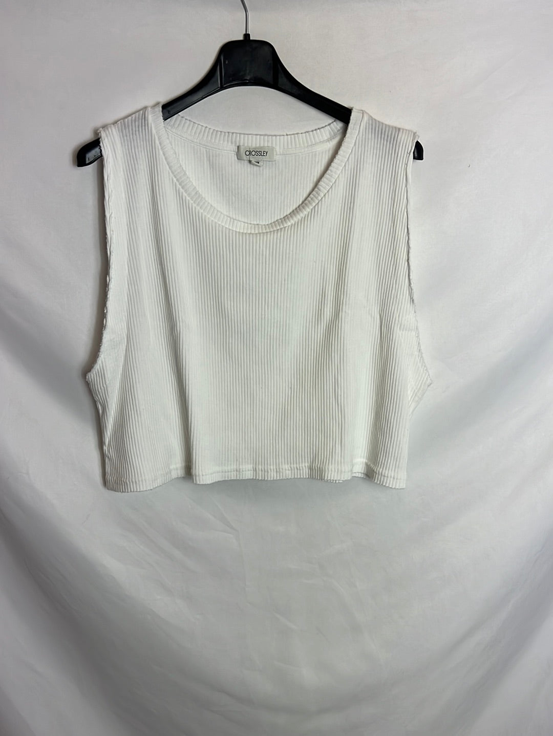 CROSELY. Top canalé oversized. T.s