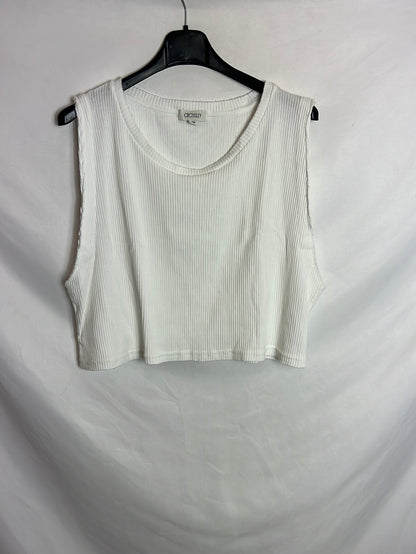 CROSELY. Top canalé oversized. T.s