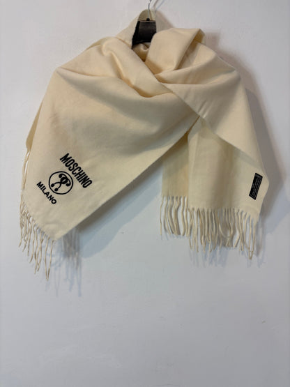 MOSCHINO. Bufanda lana logo