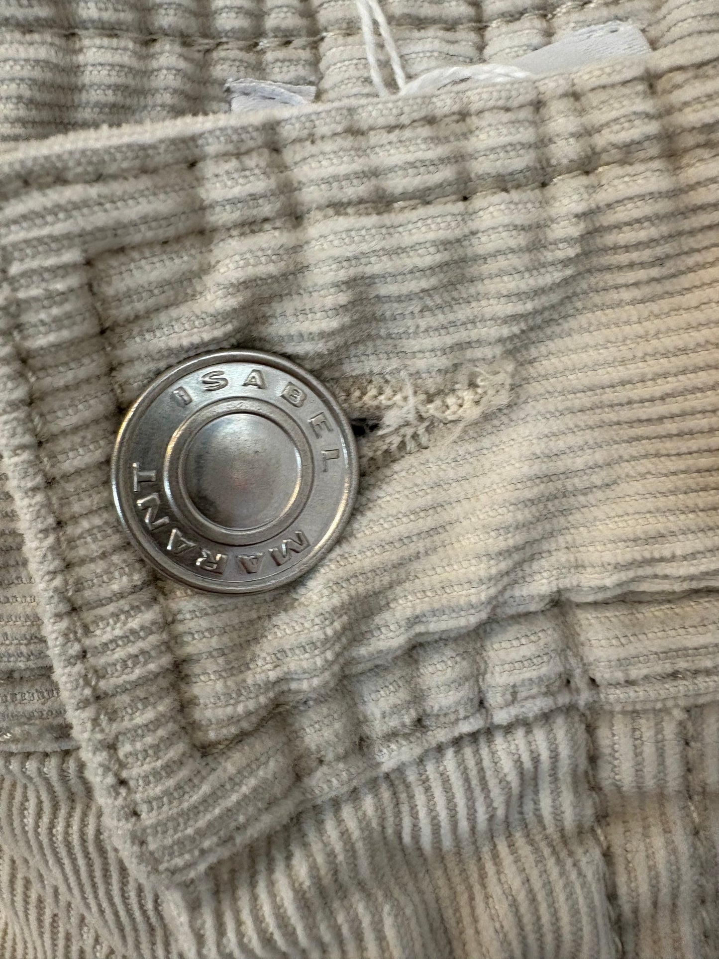 ISABEL MARANT. Pantalón beige textura