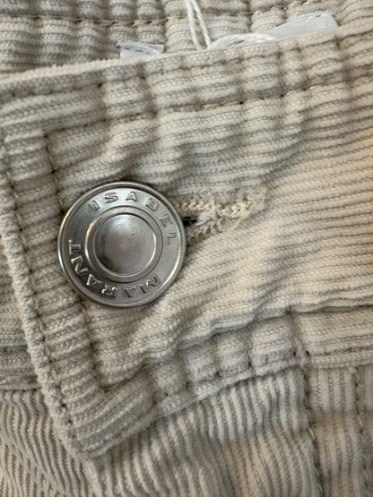 ISABEL MARANT. Pantalón beige textura