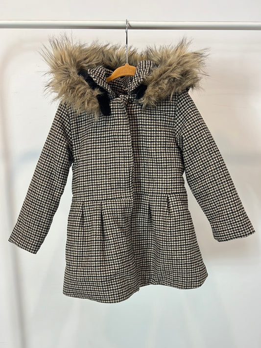 OTHERS. Girl's plaid coat. Size 4 years