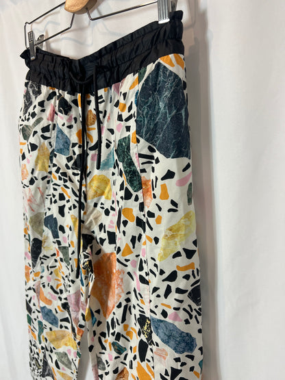 BIMBA Y LOLA. Textured print trousers. Size 40