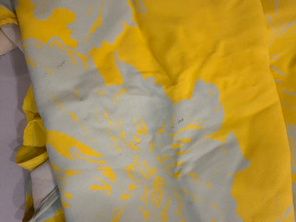 DOLORES PROMESAS. Vestido amarillo flores T.38