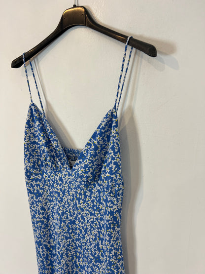 ZARA. Vestido corto flores fluido. T S