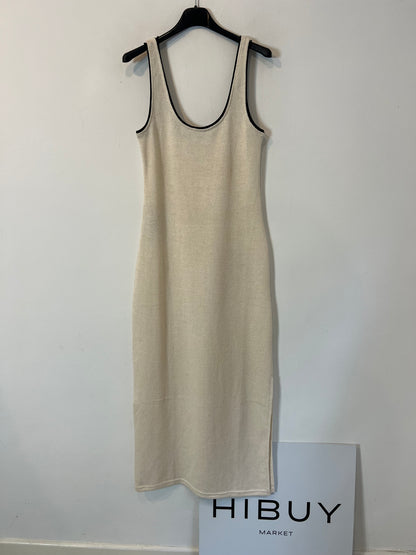 IMAN. White ribbed top Tm