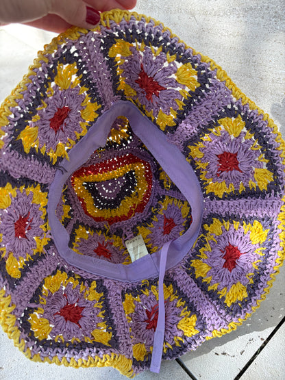 Sombrero de caña colores