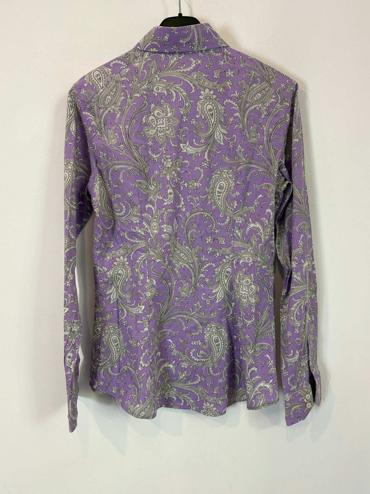 ETRO. Camisa estampada malva. T 40 (36)