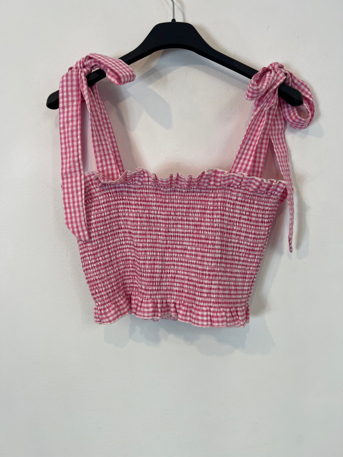 OTRAS. Top rosa nido abeja TU(S)