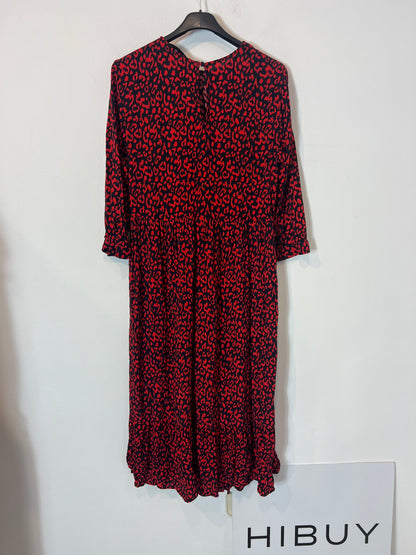 ZARA. Vestido midi animal print. T S Hibuy market ZARA. Vestido midi animal print. T S Hibuy market