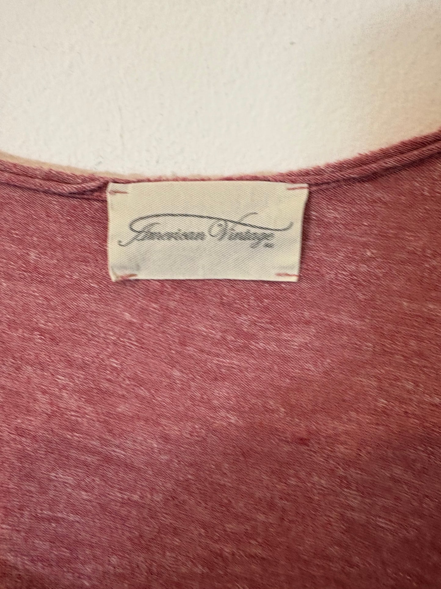 AMERICAN VINTAGE. Vestido largo rosa. T S