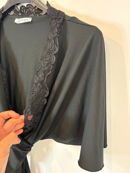 ZARA. Top punto elástico cruzado. T S