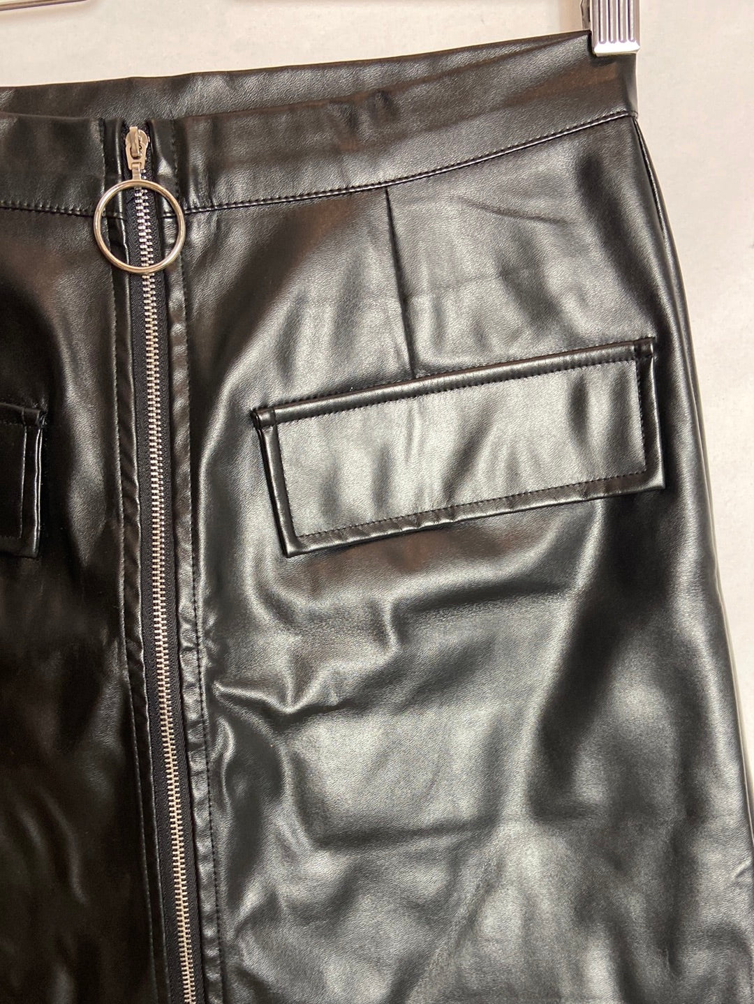 SHEIN. Faux Leather Skirt TS