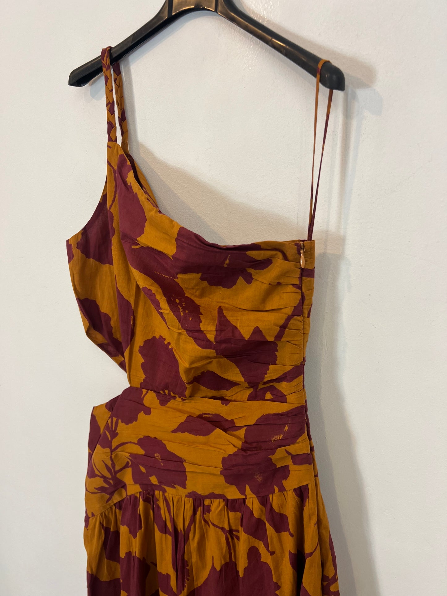 MAKSU. Asymmetrical midi dress Tm