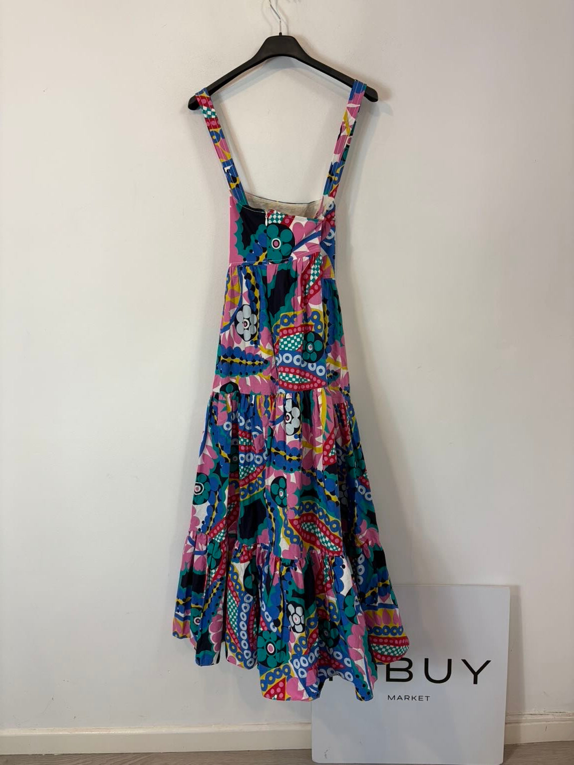 J.  CREW. Vestido multi estampado bolsillos