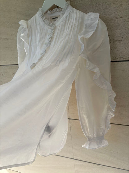 ZADIG&VOLTAIRE. Blusa blanca vaporosa