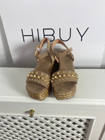 ALMA BLUE. Cuñas esparto tachuelas T.36