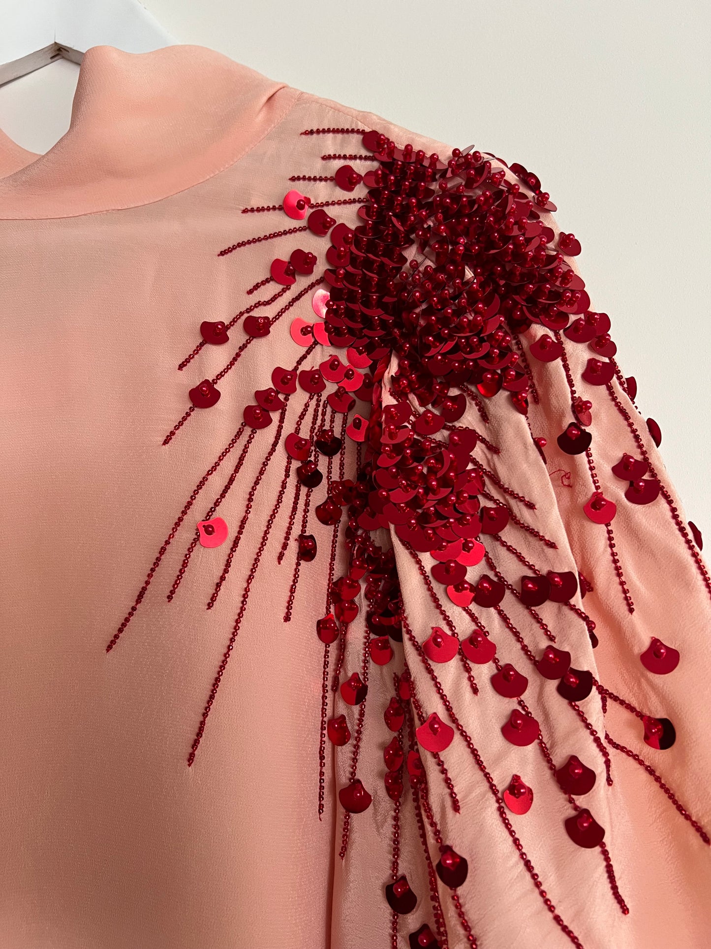 PSOPHIA. Blusa rosa lentejuelas T.xs