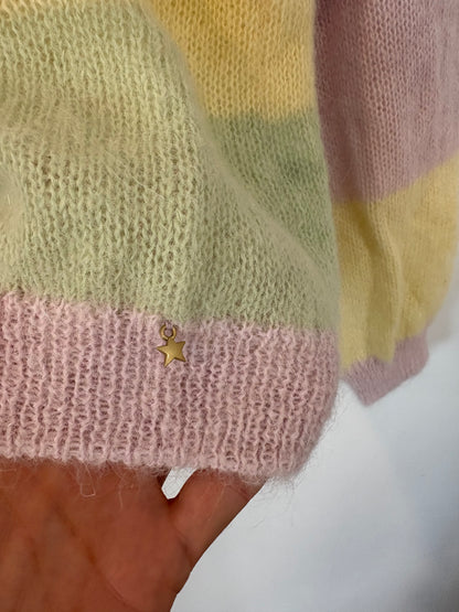 ZARA. Black stretch knit top. TL