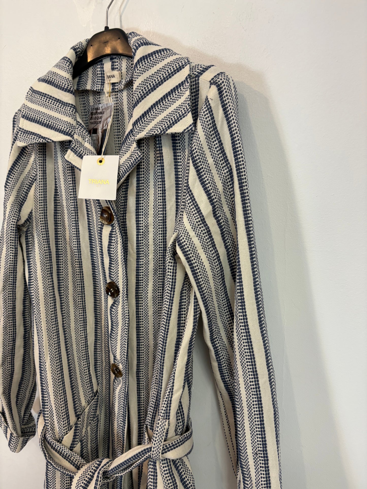 TRIANA BY C. Long embroidered jacket. T.S.