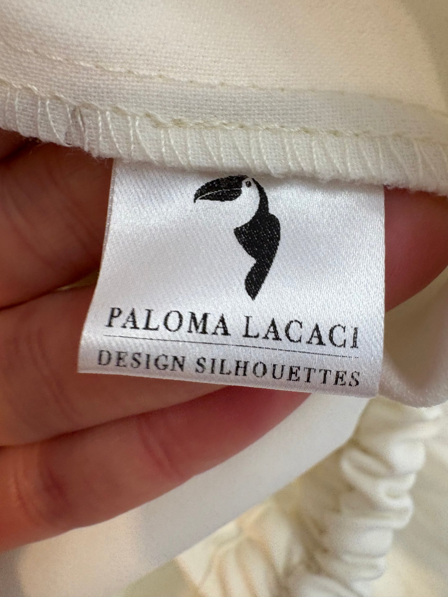 PALOMA LACACI. Top stretch cuello barco