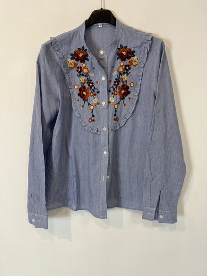 GRACE&MILA. Blusa rayas bordada T.m