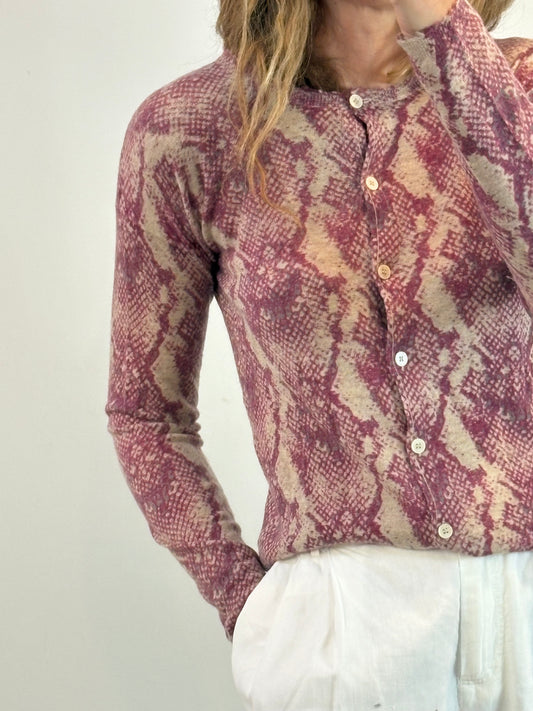 ZADIG & VOLTAIRE. Chaqueta cashmere estampada