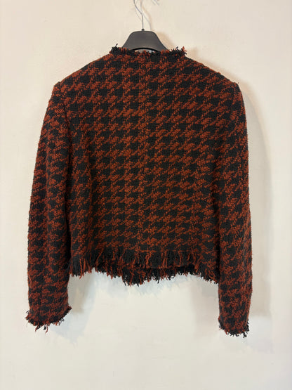 MANGO. Chaqueta tweed detalle botones