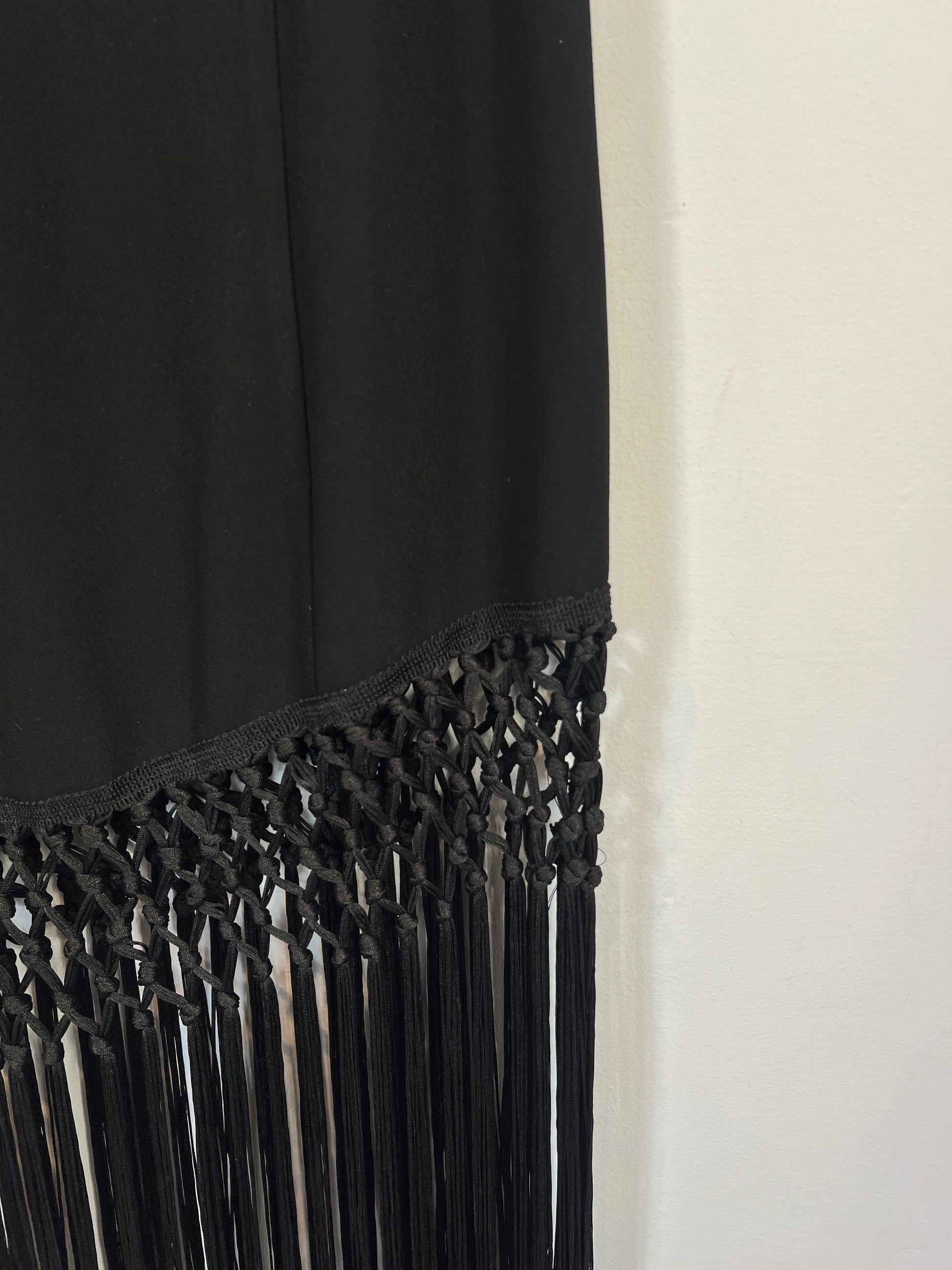 ZARA. Black fringed Ts dress Hibuy market ZARA. Black fringed Ts dress Hibuy market