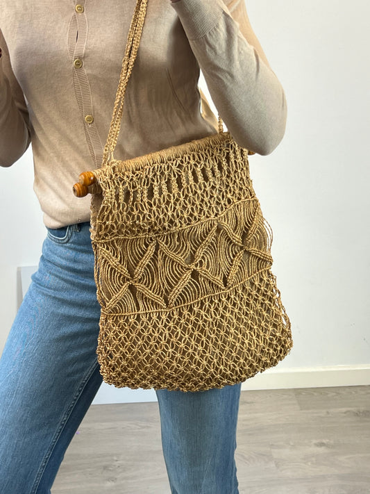 OTHERS. Handmade beige bag