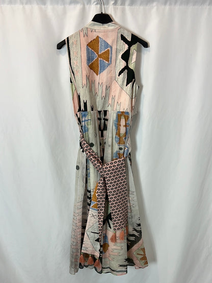 WEEKEND MAxMARA. Double-textured midi dress. TS