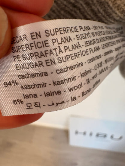 ZARA Jersey gris jaspeado cashemre