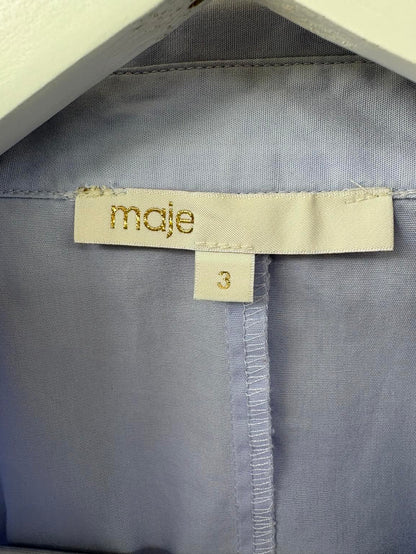 MAJE. Vestido corto detalles bordados