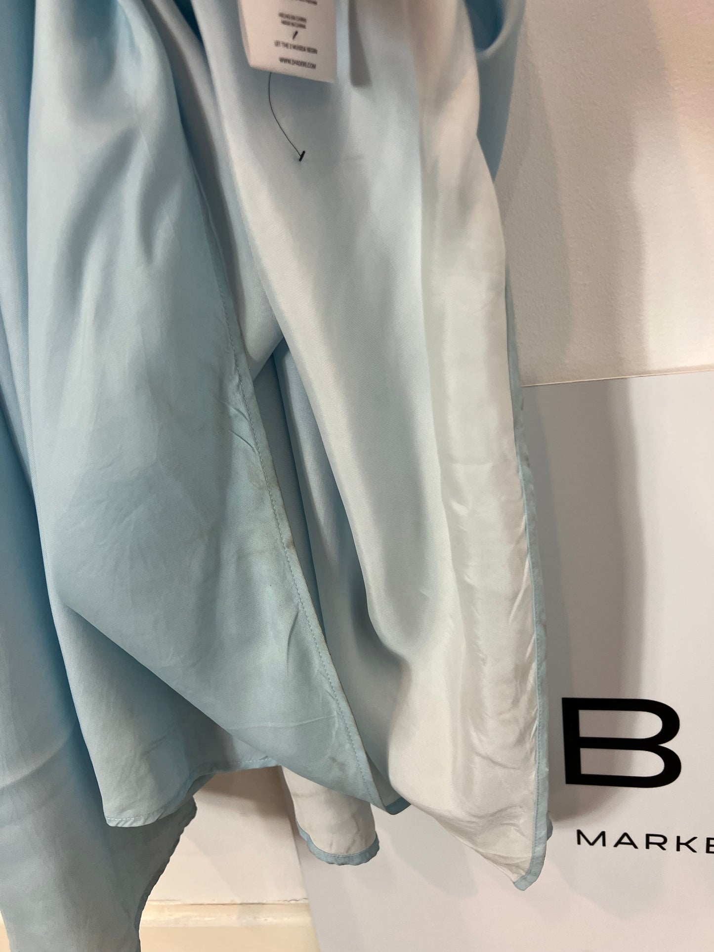 ZHADERE. Vestido azul lencero T.s