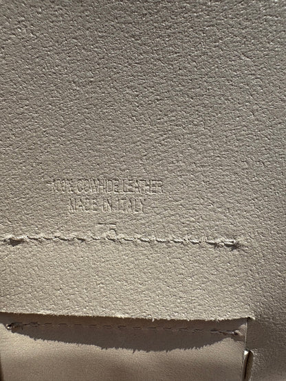 ISABEL MARANT. Cinturón fajín piel color piedra. T S