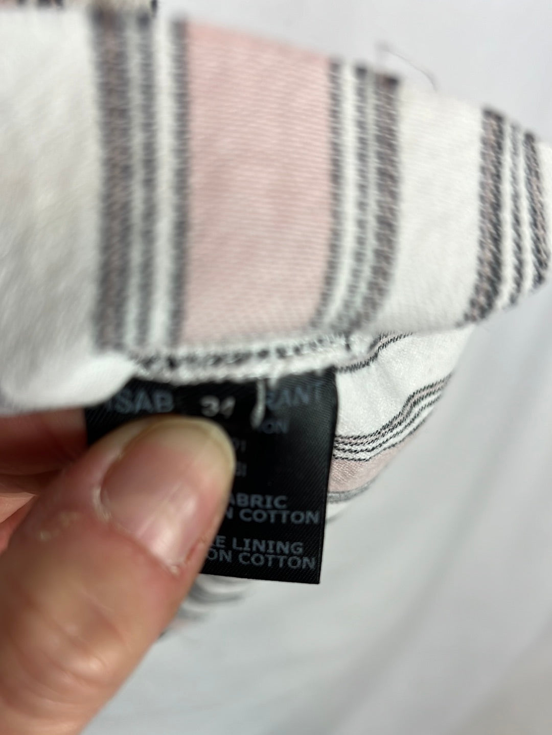 ISABEL MARANT . Falda corta denim rayas. T 34