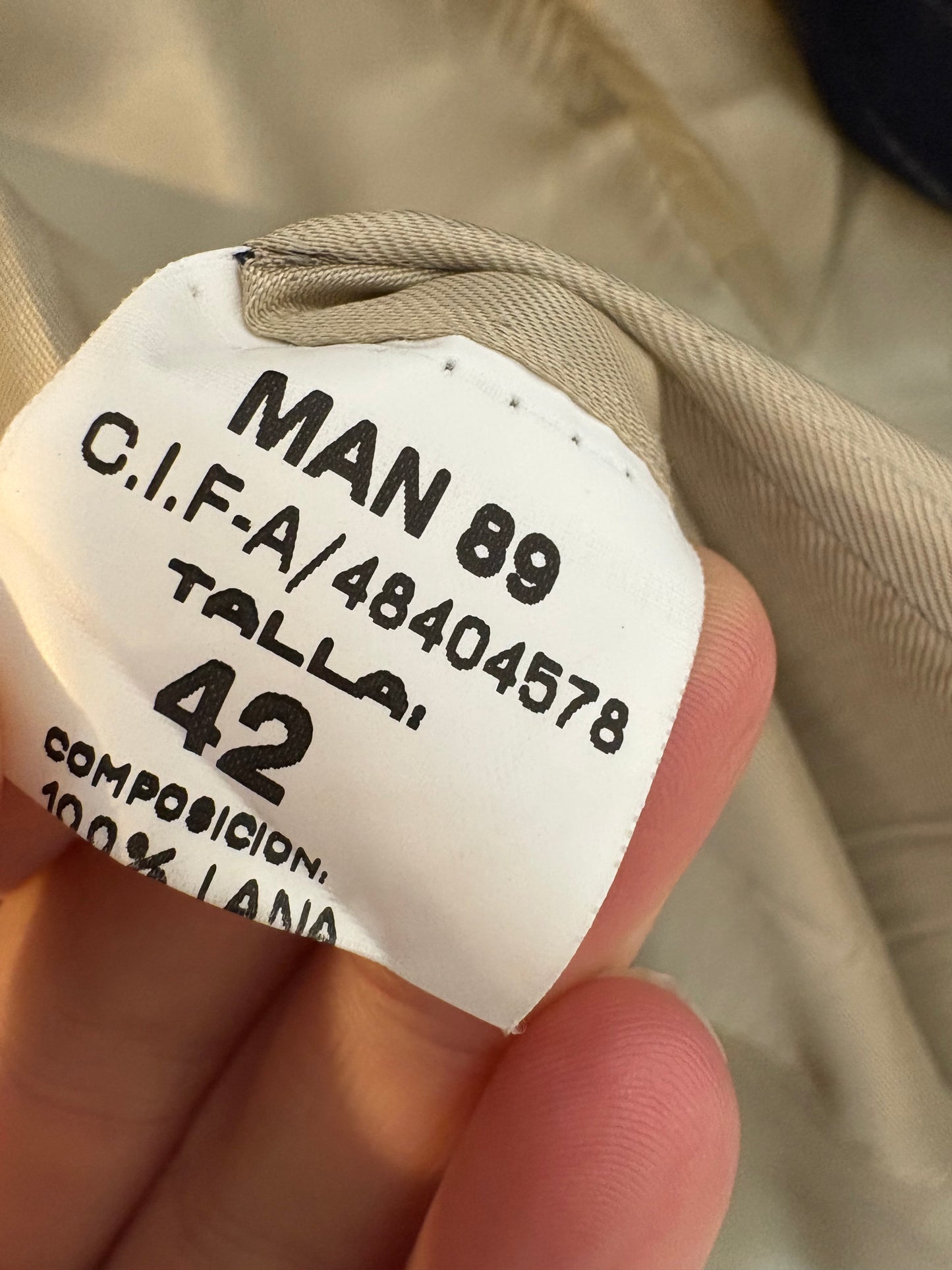 MAN 1924. Tarje de chaqueta azul rayas