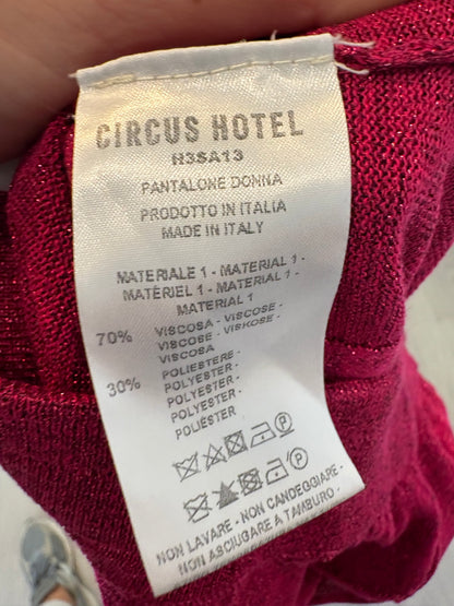 CIRCUS HOTEL. Pantalón fluido purpurina