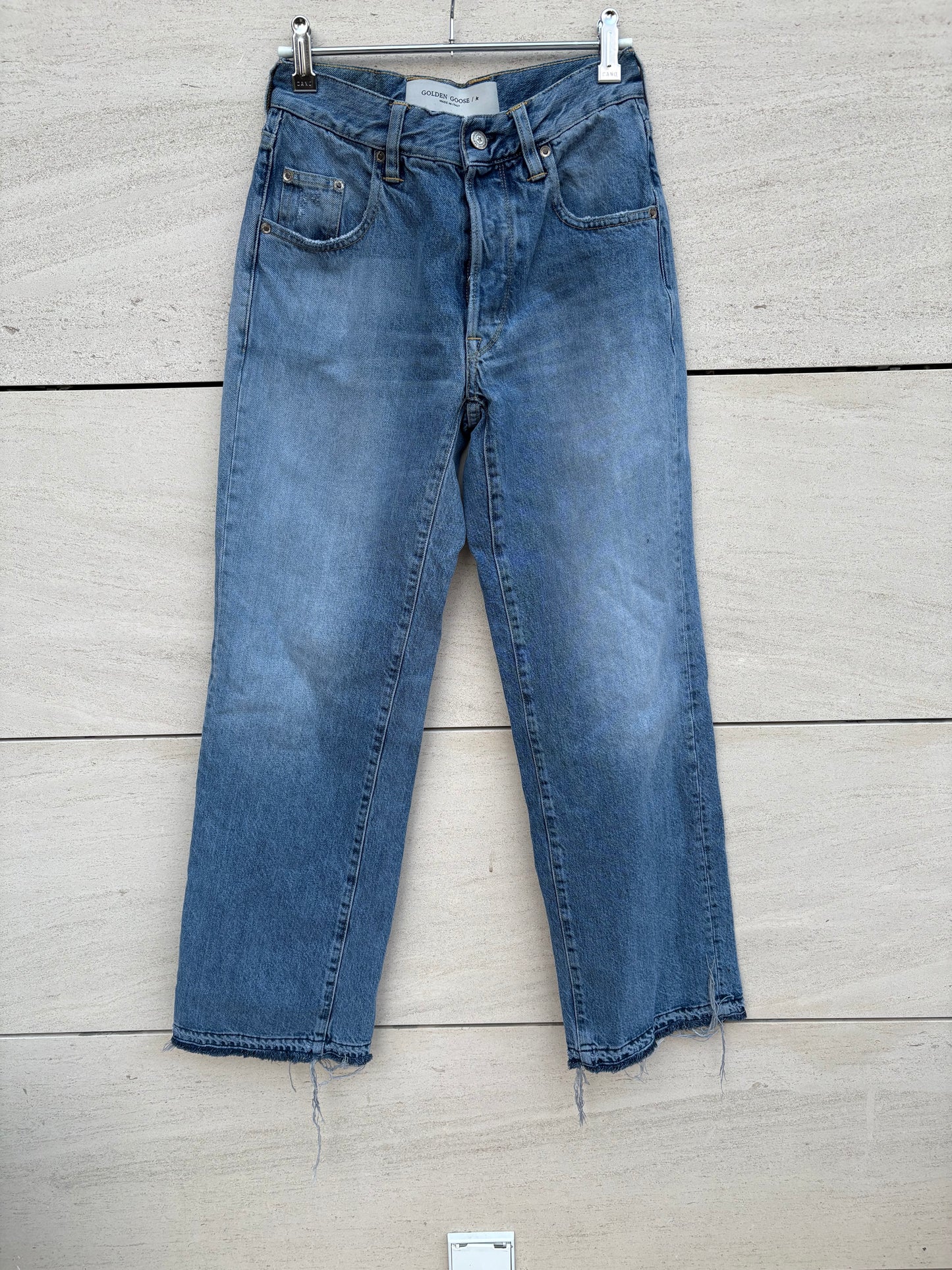 GOLDEN GOOSE. Denim recto abotonado