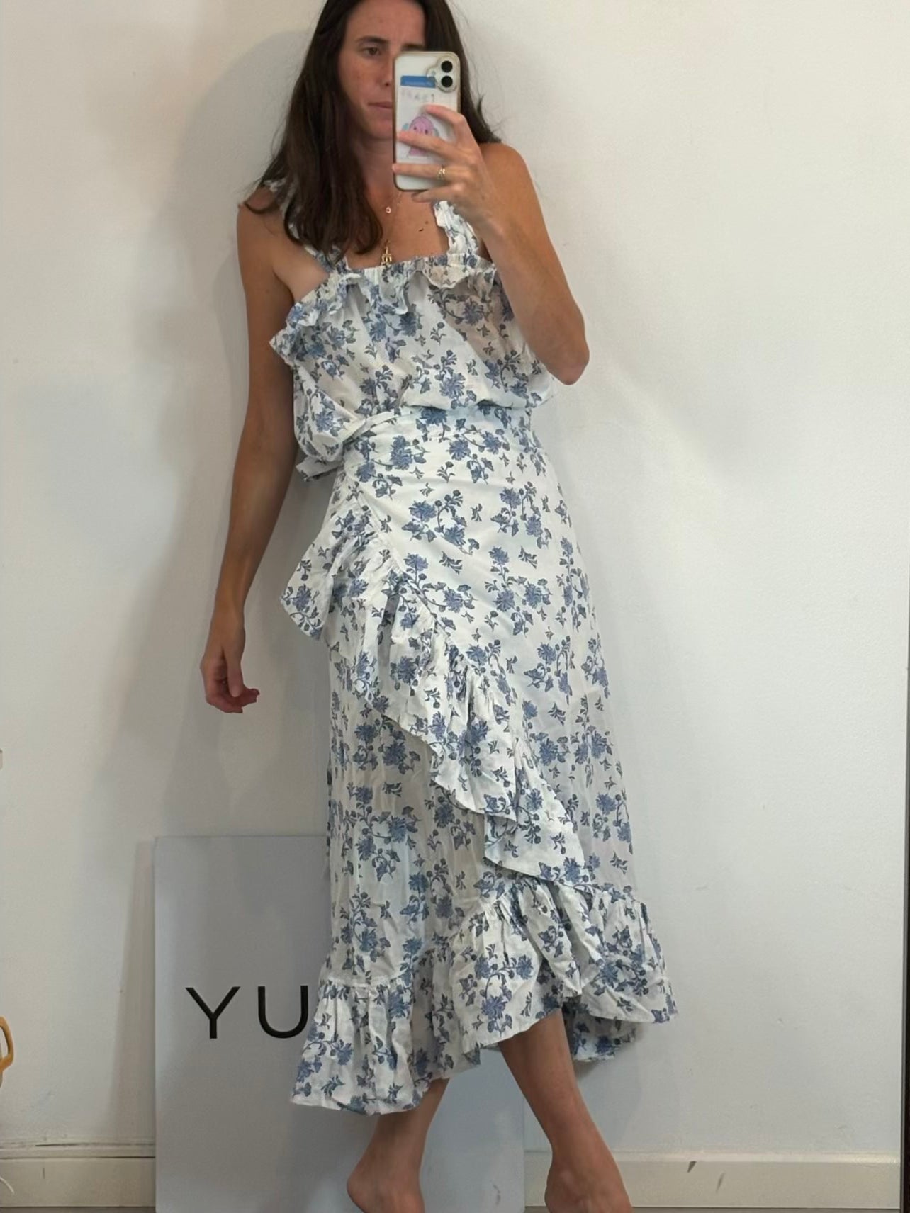 LOVELY PEPA. Conjunto top y falda estampado