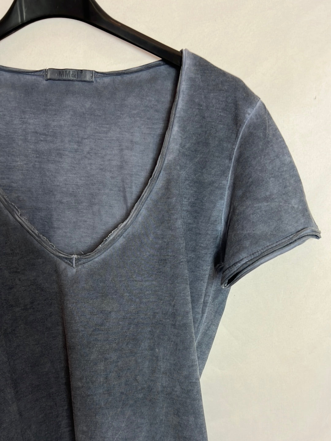 MM&I. Camiseta azul jaspeada. TS