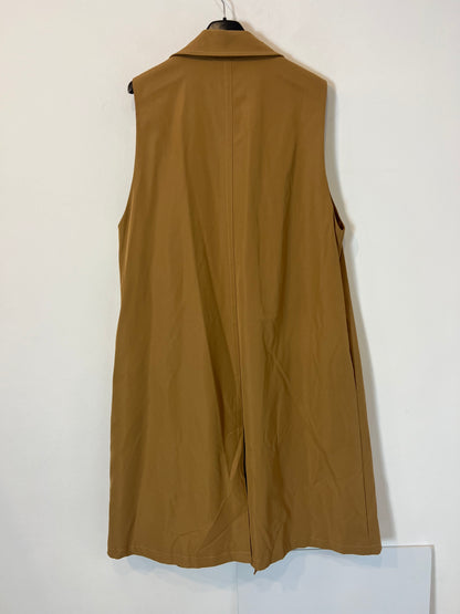 INDI&COLD. Chaleco largo efecto gabardina . T M