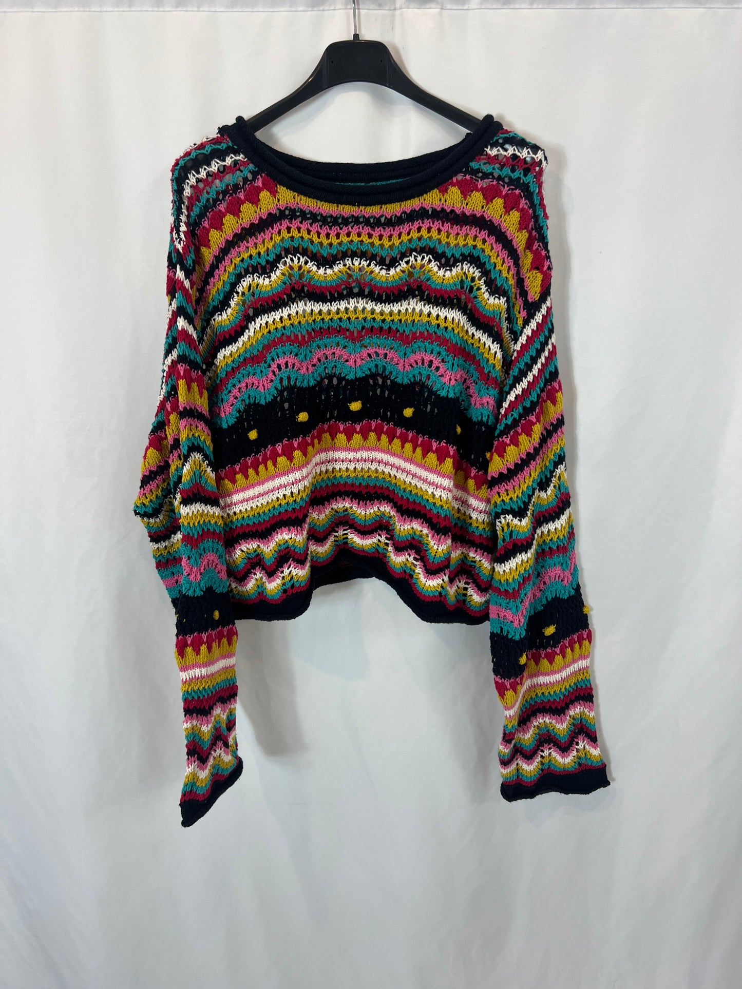 OTRAS.Jersey croché multicolor TU(M)