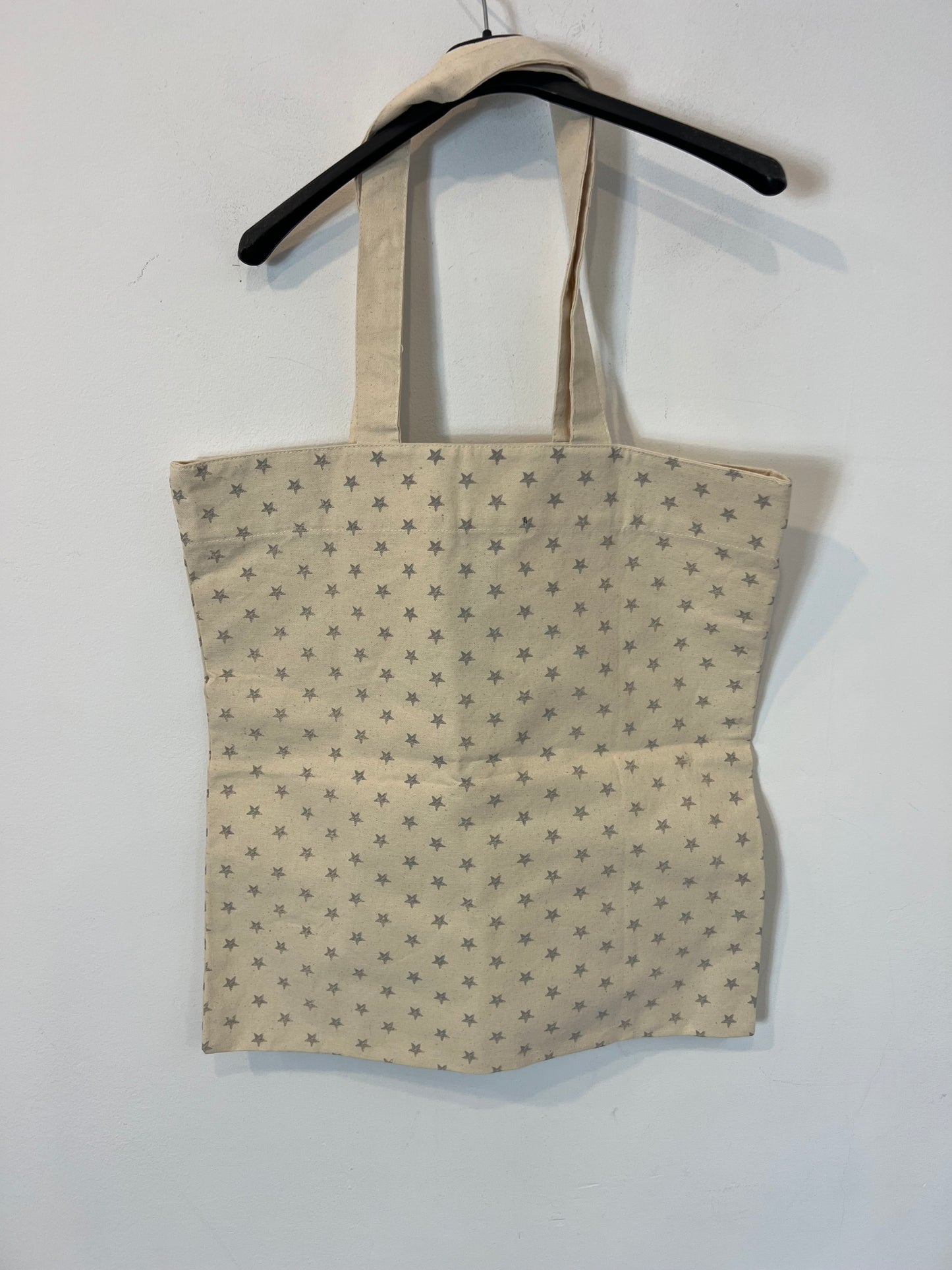 ZARA. Star fabric shopper bag