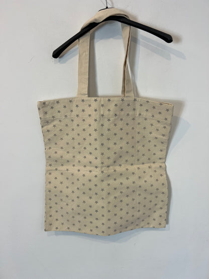 ZARA. Star fabric shopper bag