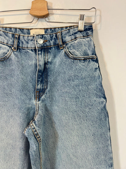 SÉZANE. Pantalón denim ancha. T 36