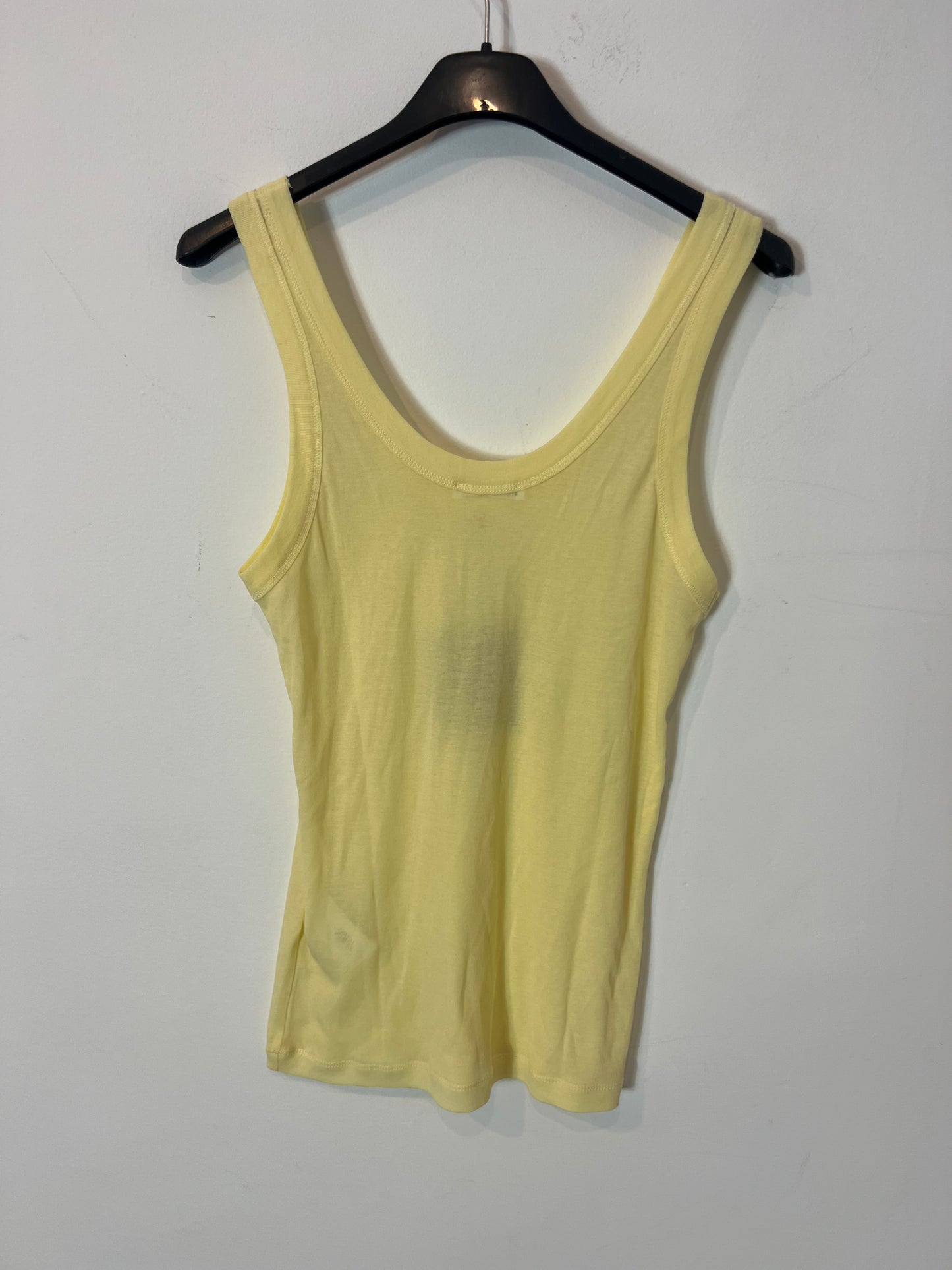 ZARA. Camiseta tirantes algodón. T S