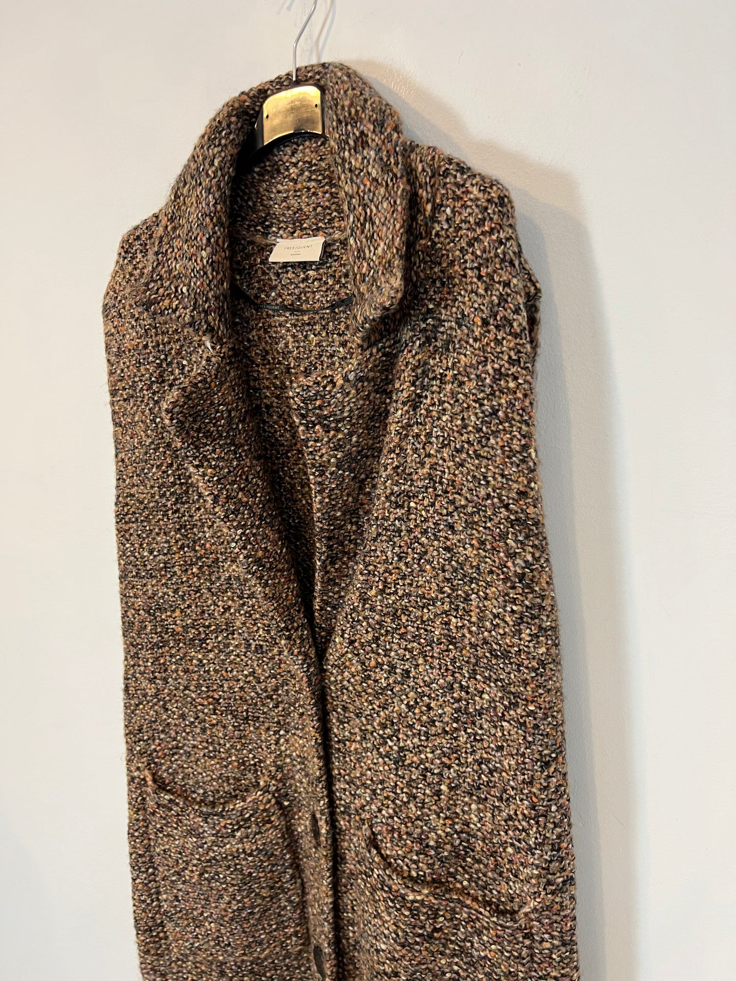 FREE/QUENT. Chaleco punto jaspeado. T M