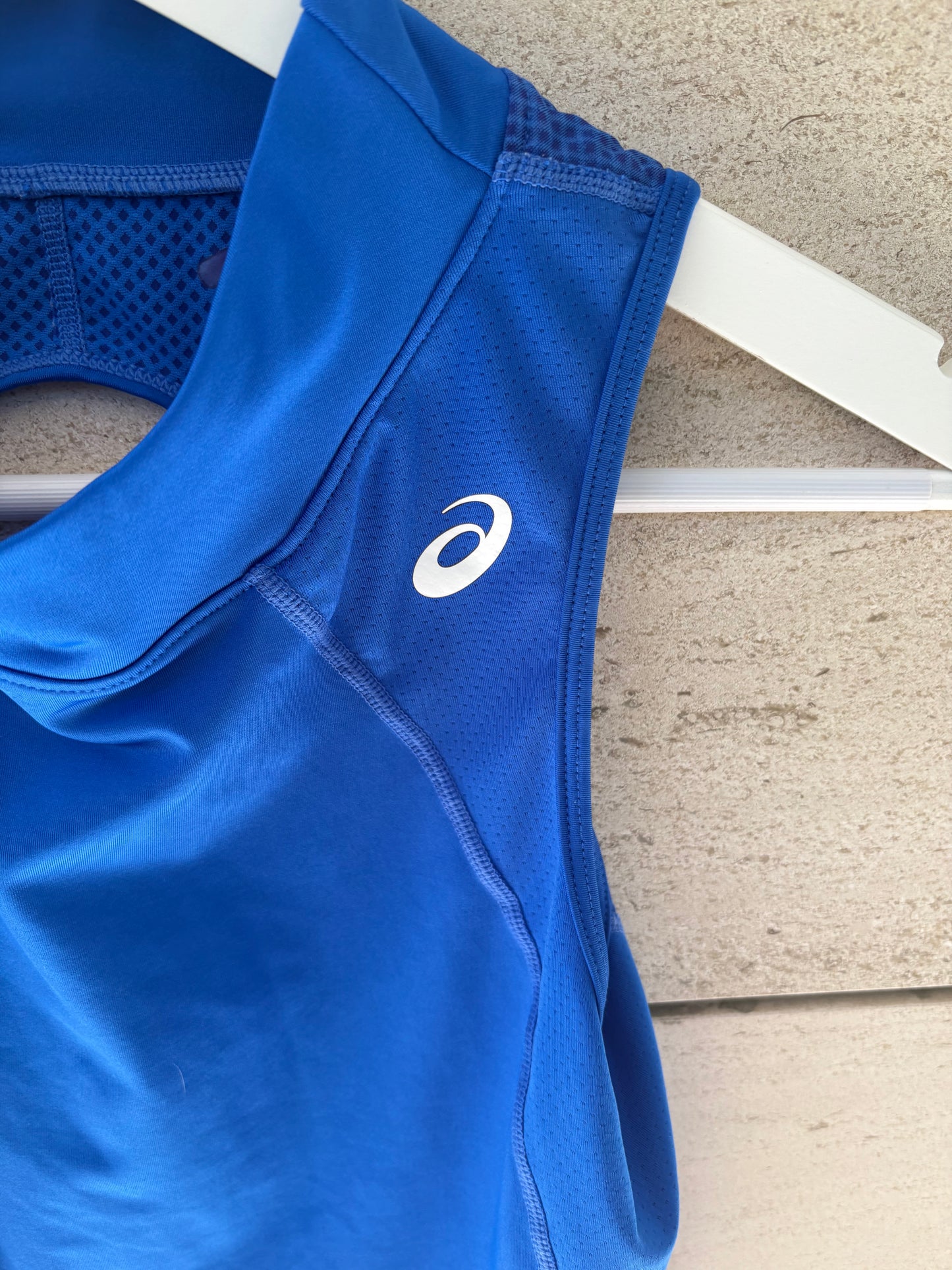 ASICS. Vestido tenis azul. T S