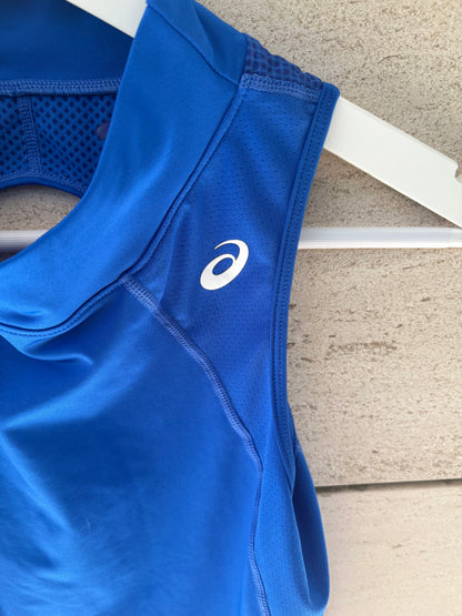 ASICS. Vestido tenis azul. T S